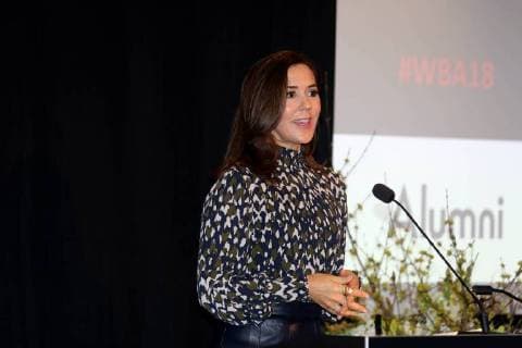 26-01-2018 Denmark Princess Mary during the Women s Board Award 2018 in Denmark. Women s Board Award was first awarded in Denmark in 2014 and the purpose of the prize is to create greater diversity in the top of Danish business and support the process of increasing the proportion of women in Danish boards of directors  Copyright: xxPPE xHildebrandtx