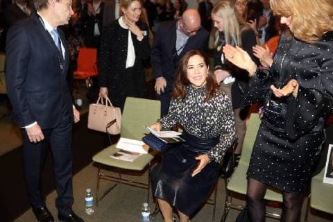 26-01-2018 Denmark Princess Mary during the Women s Board Award 2018 in Denmark. Women s Board Award was first awarded in Denmark in 2014 and the purpose of the prize is to create greater diversity in the top of Danish business and support the process of increasing the proportion of women in Danish boards of directors  Copyright: xxPPE xHildebrandtx