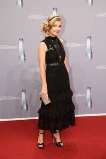 Susan Sideropoulos upon arrival to the German television award ceremony on 26 01 2018 in Cologne Deutscher Fernsehpreis awarded 2018 in Cologne