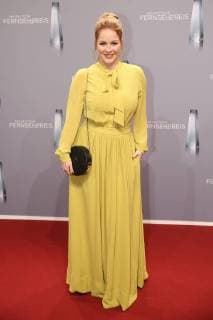 Jasmin Schwiers upon arrival to the German television award ceremony on 26 01 2018 in Cologne Deutscher Fernsehpreis awarded 2018 in Cologne