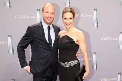 Johann von Bülow and Lisa Martinek on arrival to the German television award ceremony on 26 01 2018 in Cologne Deutscher Fernsehpreis awarded 2018 in Cologne