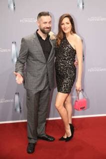 Citizens Lars Dietrich and Johanna Klum upon arrival to the German television award ceremony on 26 01 2018 in Cologne Deutscher Fernsehpreis awarded 2018 in Cologne
