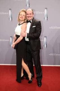 Wolfram Kons and his wife Alexa upon arrival to the German television award ceremony on 26 01 2018 in Cologne Deutscher Fernsehpreis awarded 2018 in Cologne