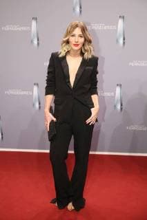Jeannine Michaelsen upon arrival to the German television award ceremony on 26 01 2018 in Cologne Deutscher Fernsehpreis awarded 2018 in Cologne