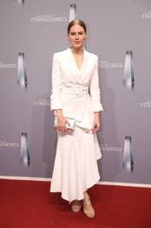 Alicia by Rittenberg on arrival to the German television award ceremony on 26 01 2018 in Cologne Deutscher Fernsehpreis awarded 2018 in Cologne