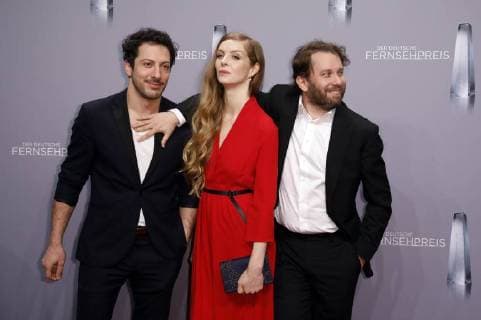 Fahri Subhas Pheline Roggan and Christian Ulmen in the German television award 2018 in the Palladium Cologne 26 01 2018 Foto:xS.xGabschx xFuturexImage