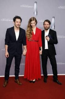 Fahri Subhas Pheline Roggan and Christian Ulmen in the German television award 2018 in the Palladium Cologne 26 01 2018 Foto:xS.xGabschx xFuturexImage