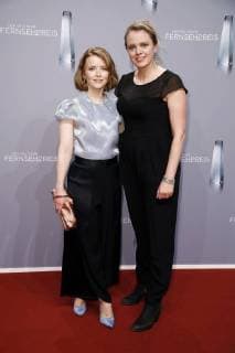 Karoline Schuch with accompaniment for the German television Awards 2018 in the Palladium Cologne 26 01 2018 Foto:xS.xGabschx xFuturexImage