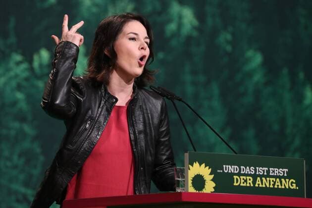 Hannover 27 01 2018 Alliance 90 Greens Federal delegates Conference Bundestag Annalena bear Bock