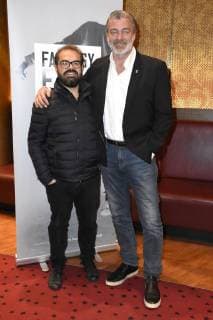 Xavier Gens und Ray Stevenson beim Screeing des Kinofilms Cold Skin auf dem Fantasy Filmfest White Nights im Cinemaxx am Isartor. München, 27.01.2018 *** Xavier Gens and Ray Stevenson in the screeing of the movie cold skin on the fantasy film festival of White nights in the Cinemaxx in the Isartor, Munich 27 01 2018 Foto:xP.xSchönbergerx xFuturexImage