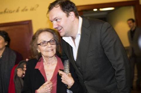 Nicola Lubitsch and Charly Hübner at the 60 awards the Ernst Lubitsch Prize 2018 in the cinema Babylon Berlin 28 01 2018 Foto:xK.xWernerx xFuturexImage