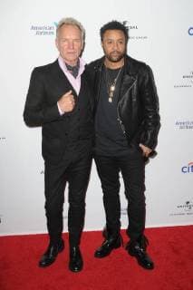 January 29, 2018 - New York, NY, USA - January 28, 2018 New York City..Sting and Shaggy attending Universal Music Group Grammy after party at Spring Studios on January 28, 2018 in New York City. New York USA  - ZUMAny1_ 20180129_zaf_ny1_011 Copyright: xKristinxCallahanx