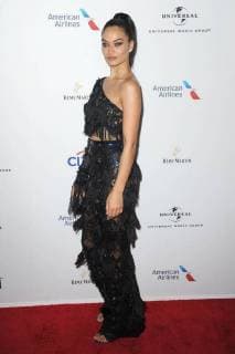 January 29, 2018 - New York, NY, USA - January 28, 2018 New York City..Shanina Shaik attending Universal Music Group Grammy after party at Spring Studios on January 28, 2018 in New York City. New York USA  - ZUMAny1_ 20180129_zaf_ny1_025 Copyright: xKristinxCallahanx