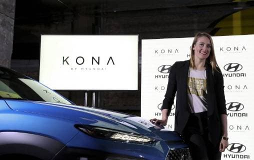 Spanish swimmer and world champion Mireia Belmonte attends the presentation of a new Hyundai vehicle at Madrid, Spain, 29 January 2018. Spanish Mireia Belmonte attends new vehicle presentation !ACHTUNG: NUR REDAKTIONELLE NUTZUNG!  Copyright: xBALLESTEROSx GRAF9703 20180129-636528332924394897