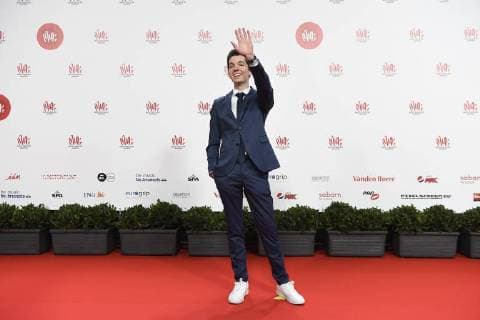 Singer Milo Meskens pictured on the red carpet at the arrival of the eleventh edition of the MIA s (Music Industry Award) award show, in Brussels, Tuesday 30 January 2018. The MIA awards are handed out by the VRT and Kunstenpunt.  JASPERxJACOBS 05286464