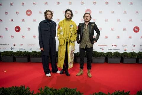 Rock band Bazart pictured on the red carpet at the arrival for the eleventh edition of the MIA s (Music Industry Award) award show, in Brussels, Tuesday 30 January 2018. The MIA awards are handed out by the VRT and Kunstenpunt.  JASPERxJACOBS 05286550