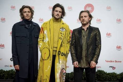 Rock band Bazart pictured on the red carpet at the arrival for the eleventh edition of the MIA s (Music Industry Award) award show, in Brussels, Tuesday 30 January 2018. The MIA awards are handed out by the VRT and Kunstenpunt.  JASPERxJACOBS 05286549