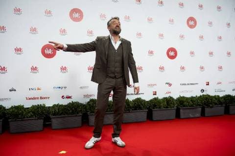 television maker Tom Waes pictured on the red carpet at the arrival for the eleventh edition of the MIA s (Music Industry Award) award show, in Brussels, Tuesday 30 January 2018. The MIA awards are handed out by the VRT and Kunstenpunt.  JASPERxJACOBS 05286538