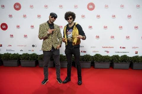 Directors Bilall Fallah and Adil El Arbi pictured on the red carpet at the arrival for the eleventh edition of the MIA s (Music Industry Award) award show, in Brussels, Tuesday 30 January 2018. The MIA awards are handed out by the VRT and Kunstenpunt.  JASPERxJACOBS 05286584