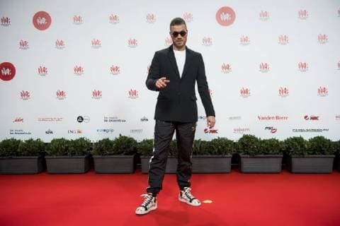 Gerwin Gers Pardoel pictured on the red carpet at the arrival for the eleventh edition of the MIA s (Music Industry Award) award show, in Brussels, Tuesday 30 January 2018. The MIA awards are handed out by the VRT and Kunstenpunt.  JASPERxJACOBS 05286557