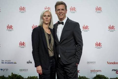 James Cooke pictured on the red carpet at the arrival for the eleventh edition of the MIA s (Music Industry Award) award show, in Brussels, Tuesday 30 January 2018. The MIA awards are handed out by the VRT and Kunstenpunt.  JASPERxJACOBS 05286609