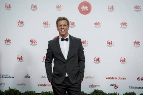 James Cooke pictured on the red carpet at the arrival for the eleventh edition of the MIA s (Music Industry Award) award show, in Brussels, Tuesday 30 January 2018. The MIA awards are handed out by the VRT and Kunstenpunt.  JASPERxJACOBS 05286611