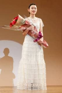 Japanese actress Hana Sugisaki attends the Elan d Or Award ceremony on February 1, 2018, Tokyo, Japan. The award organized by the All Nippon Producers Association (ANPA) recognizes outstanding actors, movies and TV dramas.  (gxta_elandor025)