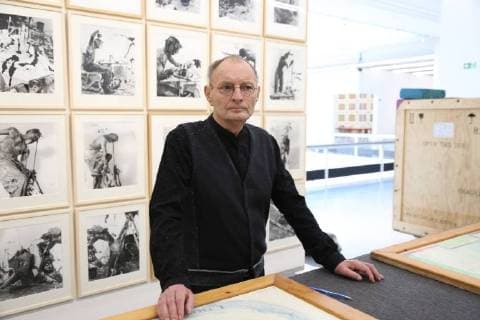 Günter BRUS Ausstellung im Belvedere 21 Wien, Belvedere 21, 31.01. 2018 Günter BRUS *** Günter BRUS exhibition at the Belvedere 21 Vienna Belvedere 21 31 01 2018 Günter BRUS