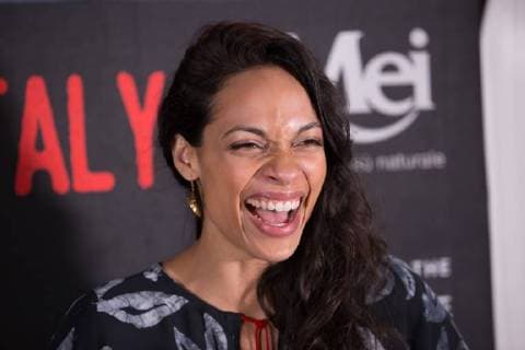 Actress Rosario Dawson honored with The Social Justice Filming In Italy Award at Italian Cultural Institute on February 2, 2018 in Los Angeles, California. USA 2018 The Social Justice Filming In Italy Awards at Italian Cultural Institute in Los Angeles, California.  Copyright: xMSUxStudiox