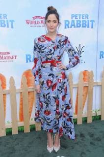 03 February 2018 - Los Angeles, California - Rose Byrne. Peter Rabbit Los Angeles Premiere held at The Grove. Photo Credit: Birdie Thompson AdMedia 223949 2018-02-03 CA Los Angeles Etats-Unis  Copyright: xAdMediax STAR_223949_009