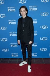 Timothee Chalamet attends 33rd Santa Barbara International Film Festival Virtuosos Award at Arlington Theatre on February 3, 2018 in Santa Barbara, California USA 2018 The 33rd Santa Barbara International Film Festival Virtuosos Award at Arlington Theatre on February 3, 2018 in Santa Barbara, California  Copyright: xMSUxStudiox