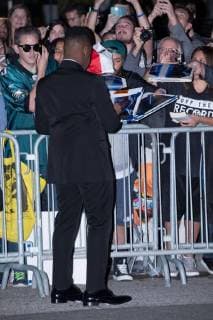 Actor John Boyega with fans at 33rd Santa Barbara International Film Festival Virtuosos Award at Arlington Theatre on February 3, 2018 in Santa Barbara, California USA 2018 The 33rd Santa Barbara International Film Festival Virtuosos Award at Arlington Theatre on February 3, 2018 in Santa Barbara, California  Copyright: xMSUxStudiox