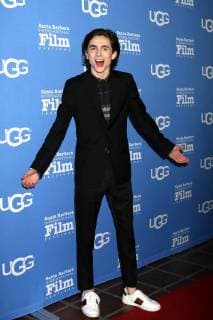 SANTA BARBARA - FEB 3: Timothee Chalamet at the 33rd Annual Santa Barbara International Film Festival Virtuosos Award at Arlington Theater on February 3, 2018 in Santa Barbara, CA  Copyright: xKathyxHutchinsx xIPAx xHutchinsxPhotox