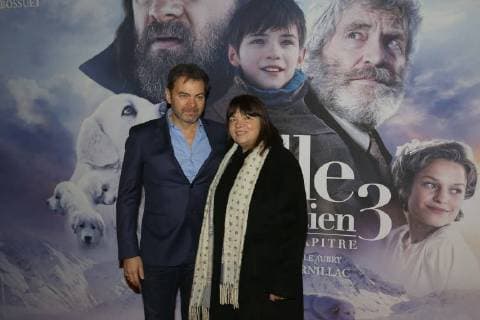 Clovis Cornillac et Myriam Boyer CELEBRITES : Avant Premiere Belle et Sebastien 3 - Paris - 04 02 2018 MichaelBaucher Panoramic 