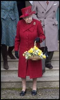 . 04 02 2018. West Newton, United Kingdom. The Queen and Prince Phillip leave the Sunday morning service at St Peter and St Paul Church in West Newton in Sandringham, Norfolk, UK.  xBenxStevensx xi-Imagesx IIM-16874-0053