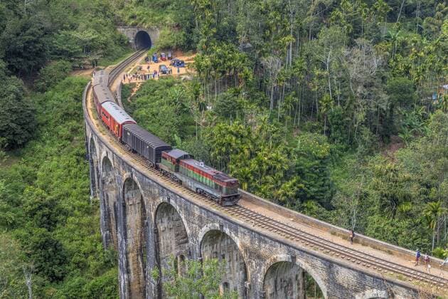 Nine arches bridge Ella Sri Lanka Asia