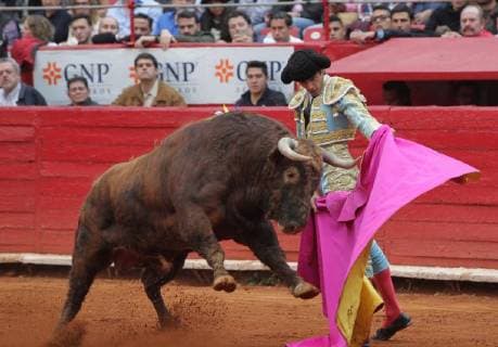 French bullfighter Sebastian Castella in action during the run of the 72nd Anniversary of the Plaza de Toros Mexico, in Mexico City, Mexico, 05 February 2018. Big Season at the Plaza de Toros Mexico !ACHTUNG: NUR REDAKTIONELLE NUTZUNG!  Copyright: xMARIOxGUZMAMx CMX020 20180206-636534875844111598
