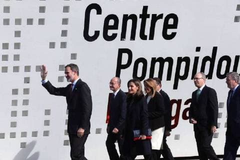Fwd: Fotos Malaga Medallas Bellas Artes Spanish Kings Felipe VI and Letizia Ortiz during the delivery of Gold Medals for Merit in Fine Arts 2018 in Malaga on Tuesday 06, February 2018. Cordon Press EP888  EUROPAxPRESS Fwd: Fotos Malaga Medallas Bellas Artes