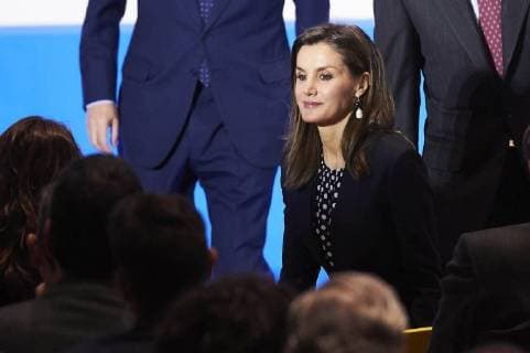 06-02-2018 Spain Queen Letizia and King Felipe during the presentation of the Golden Medals to the Fine Arts Merit at the Centre Pompidou in Malaga No Spain  Copyright: xPPE THORTONx