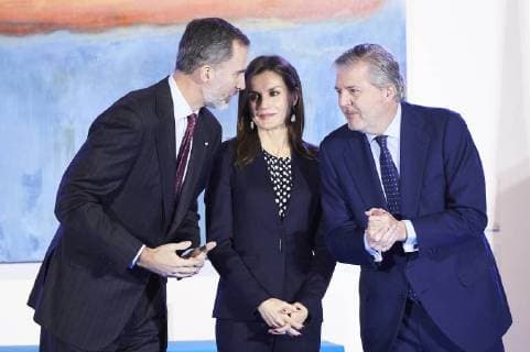 06-02-2018 Spain Queen Letizia and King Felipe during the presentation of the Golden Medals to the Fine Arts Merit at the Centre Pompidou in Malaga No Spain  Copyright: xPPE THORTONx