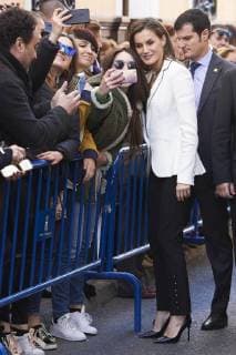 07-02-2018 Spain Queen Letizia during the Princess of Girona 2018 prize for Arts and Literature at the Alcazaba center in Madrid. No Spain  Copyright: xPPE THORTONx
