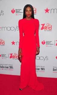 NEW YORK, NY - February 8: Afiya Bennett attends the Red Dress Go Red For Women Fashion Show at Hammerstein Ballroom on February 8, 2018 in New York City Copyright: xJohnxPalmerx