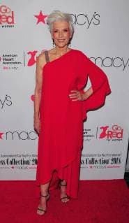 NEW YORK, NY - February 8: Maye Musk at the Red Dress Go Red For Women Fashion Show at Hammerstein Ballroom on February 8, 2018 in New York City Copyright: xJohnxPalmerx