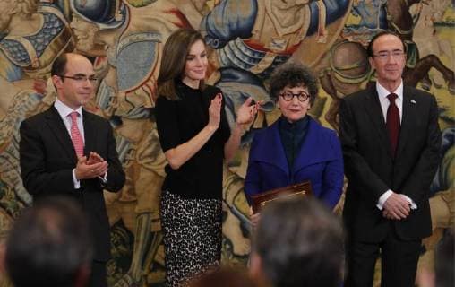 The queen Letizia Ortiz attends the delivery of the XXVIII edition of Tomas Francisco Prieto Award granted to Victoria Civera. (Photo: Jose Cuesta 261 Cordon Press). Cordon Press  J.xLuisxCuesta