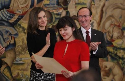 The queen Letizia Ortiz attends the delivery of the XXVIII edition of Tomas Francisco Prieto Award granted to Victoria Civera. (Photo: Jose Cuesta 261 Cordon Press). Cordon Press  J.xLuisxCuesta