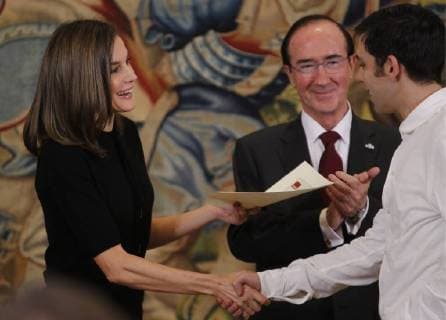 The queen Letizia Ortiz attends the delivery of the XXVIII edition of Tomas Francisco Prieto Award granted to Victoria Civera. (Photo: Jose Cuesta 261 Cordon Press). Cordon Press  J.xLuisxCuesta
