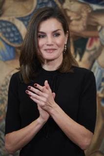 09-02-2018 Prieto Queen Letizia during 28th edition of the Tomas Francisco Prieto prize at Zarzuela palace in Madrid. The prize was awarded to Mrs. Victoria Civera. No Spain  Copyright: xPPE THORTONx