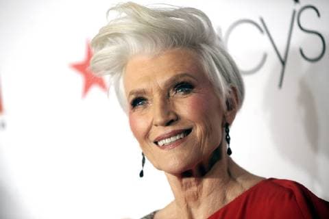 Maye musk red fashion show dress collection at the 2018 during New York Fashion Week in the Hammerstein Ballroom New York 08 02 2018 Foto:xD.xVanxTinex xFuturexImage