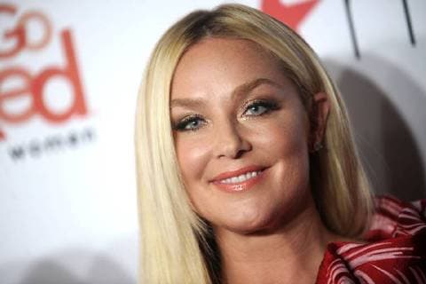 Elisabeth Röhm red fashion show dress collection at the 2018 during New York Fashion Week in the Hammerstein Ballroom New York 08 02 2018 Foto:xD.xVanxTinex xFuturexImage