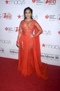 Adrienne Houghton red fashion show dress collection at the 2018 during New York Fashion Week in the Hammerstein Ballroom New York 08 02 2018 Foto:xD.xVanxTinex xFuturexImage